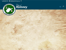 Tablet Screenshot of cityofromney.com
